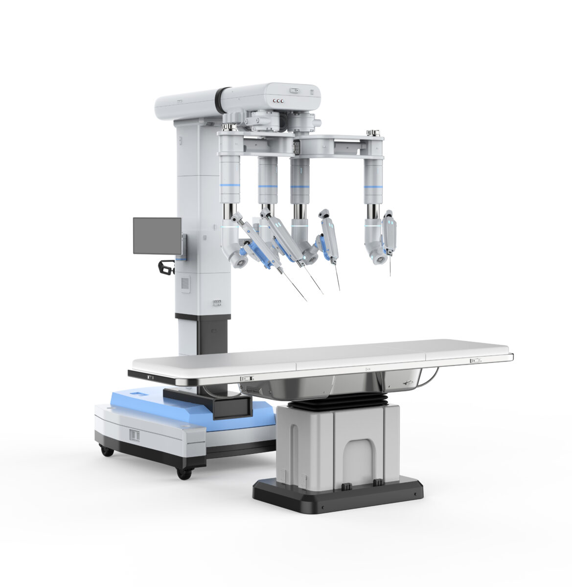 Robotic assisted surgery machine isolated