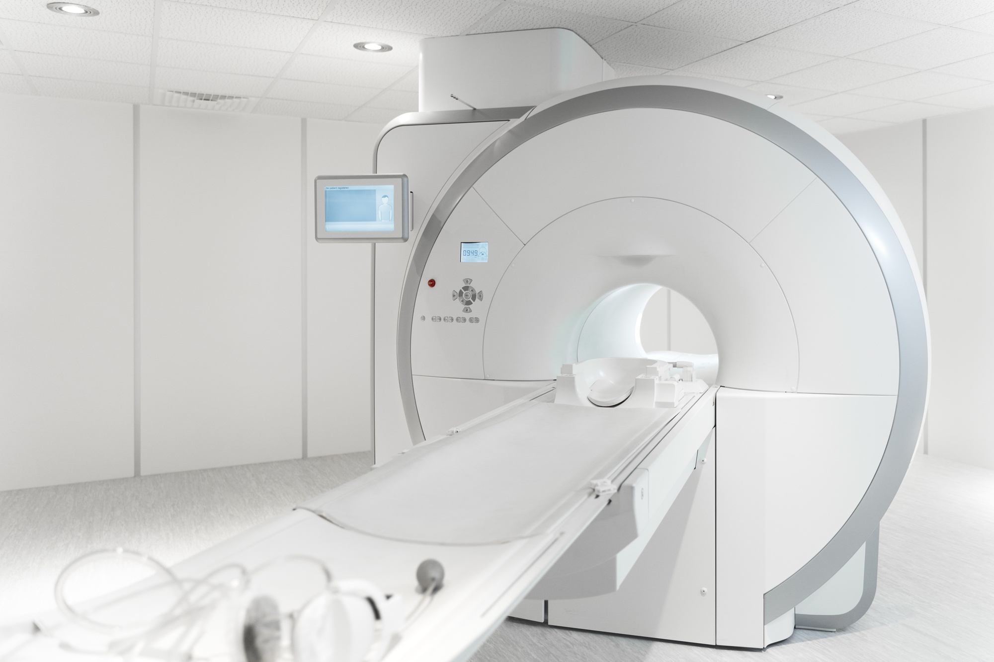 CT scan machine room